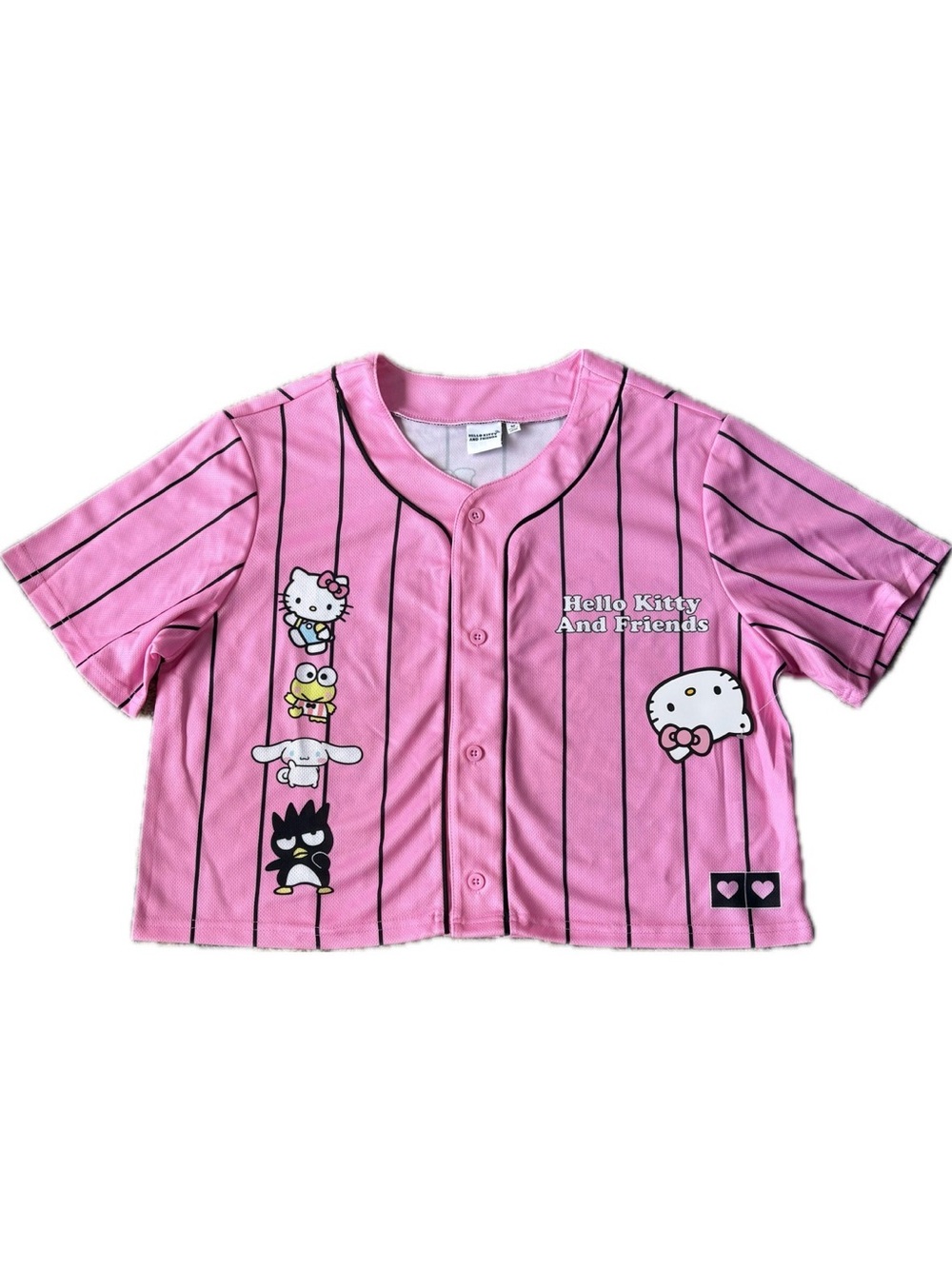 NWT(Size M)Hello Kitty & Friends Womens Button-Front Top